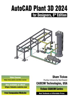 cover image of AutoCAD Plant 3D 2024 for Designers